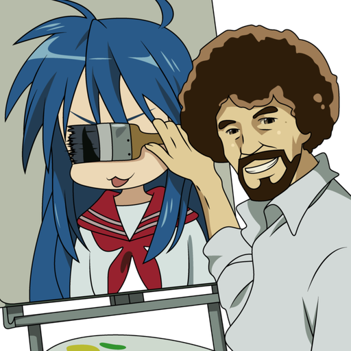 2009-05-19 – Lucky Star - Konata, Bob Ross